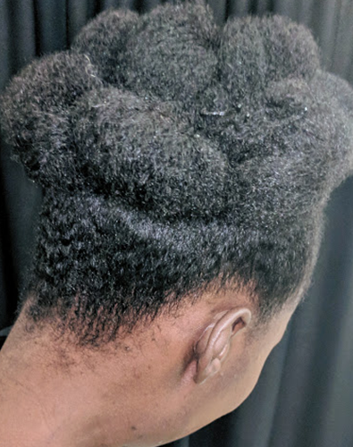 Woman with Natural Hair